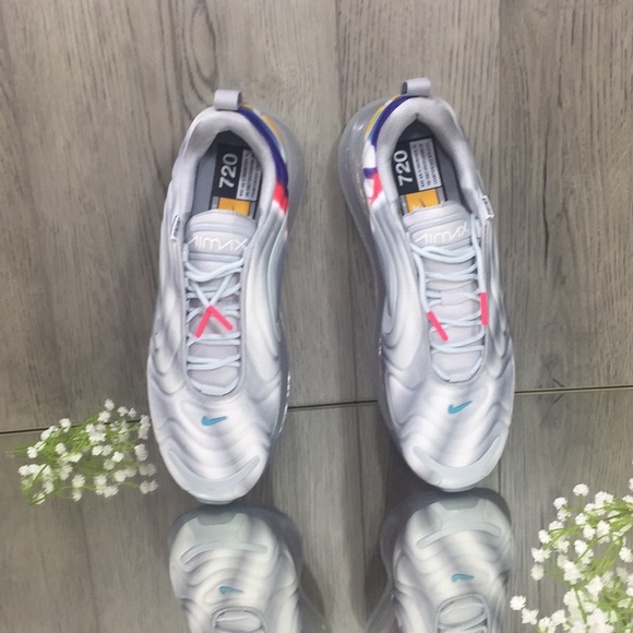 💎 NIKE WMNS AIR MAX 720 wolf grey/teal nebula - Picture 4 of 8